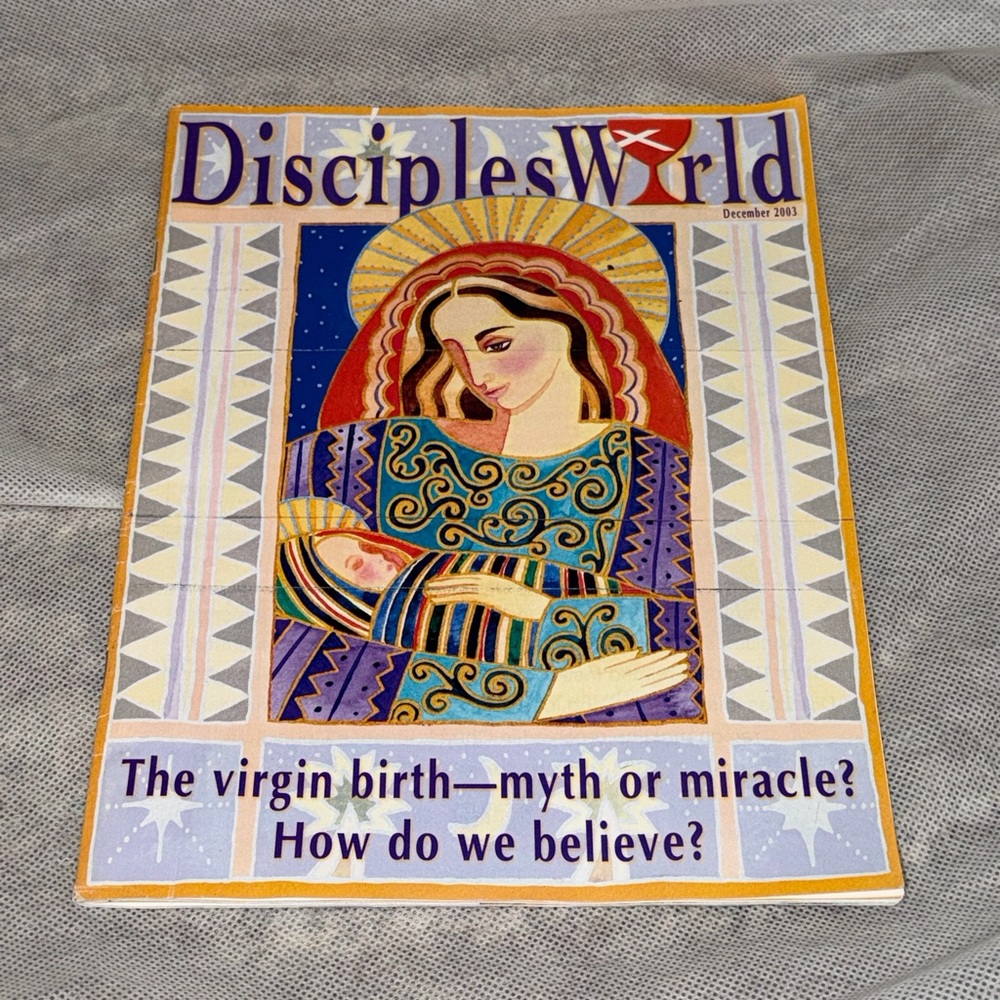 Vintage Disciples world December 2003 Religious magazine